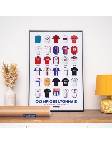 Pack 3 Affiches Olympique Lyonnais pas cher 