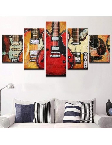 Tableau Guitares vintage sur le site 