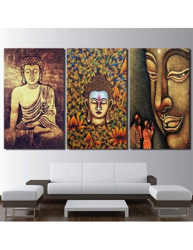 Triptyque Bouddha Economisez 