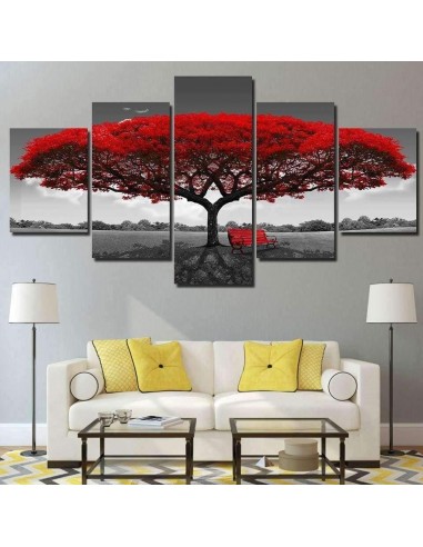 Tableau Arbre de vie rouge Venez découvrir notre 