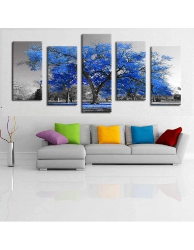 Tableau Arbre de vie Bleu destockage