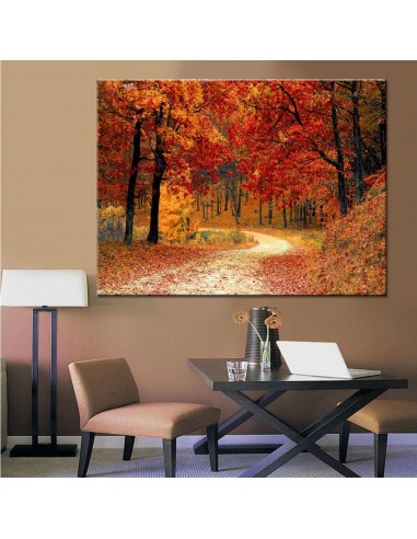 Tableau paysage d'automne Voir les baskets