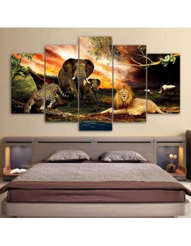 Tableau Animaux de la savane en stock