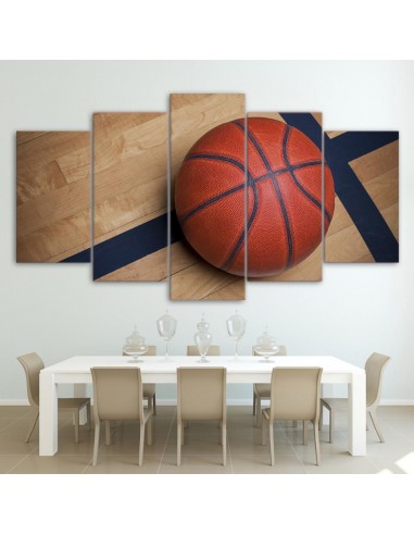 Tableau Basket, sur le parquet Amélioration de cerveau avec