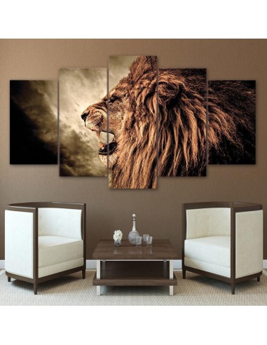 Tableau Lion rugissant commande en ligne