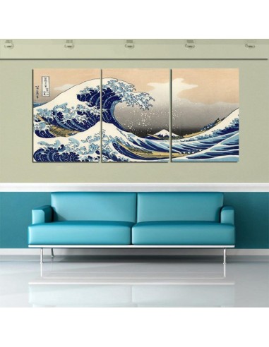 Tableau La grande vague de Kanagawa, Hokusai 2024