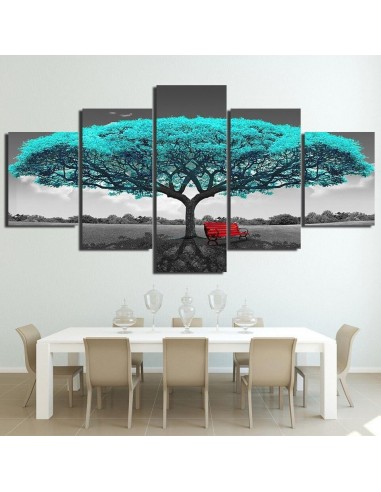 Tableau Arbre turquoise de l' environnement