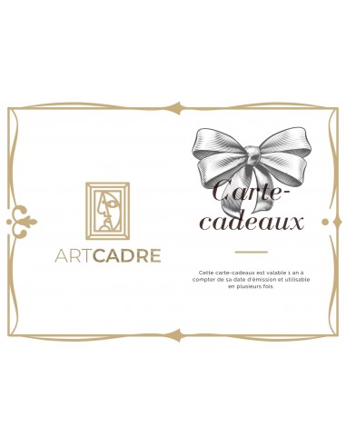 Carte-Cadeaux Art-Cadre.fr français