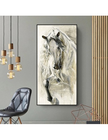 Tableau peinture chevaux chez Cornerstreet bien 