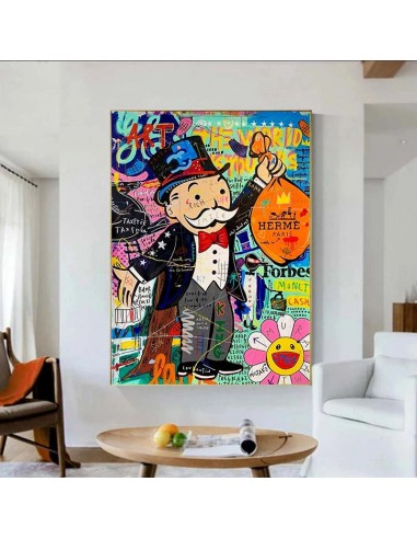 tableau street art monopoly solde