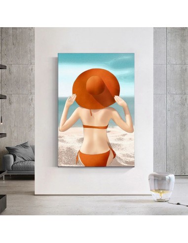 Tableau femme à la plage meilleur choix