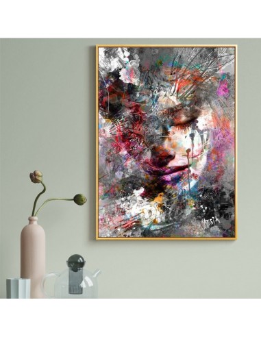 Tableau visage femme abstrait du meilleur 