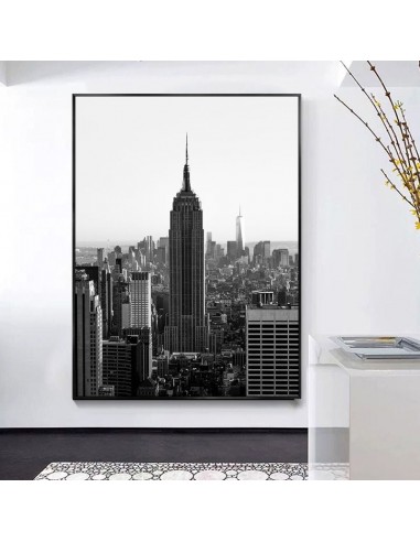 Tableau New York noir et blanc la chaussure