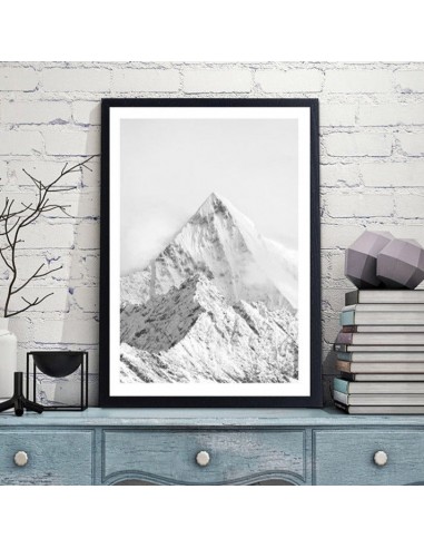 Tableau montagne noir et blanc ouvre sa boutique