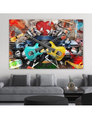 Tableau Street Art Musique Toutes les collections ici