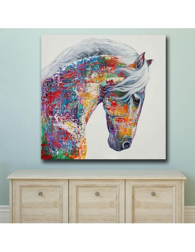 Tableau Cheval Pop Art s'inspire de l'anatomie humaine