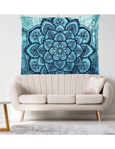 Wandbehang Ente Blau Mandala Par le système avancé 