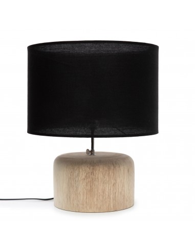 La Lampe de Table en Bois de Teck - Noir Naturel Par le système avancé 