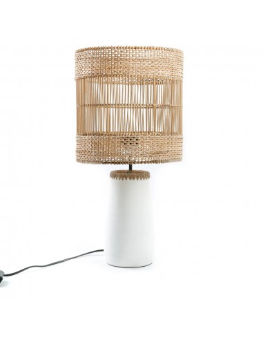 Lampe de table Kiska - Blanc Naturel le des métaux précieux