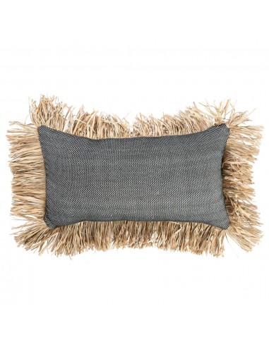 Housse de coussin De Cotton Bonita - Noir Naturel - 30x50 Pour