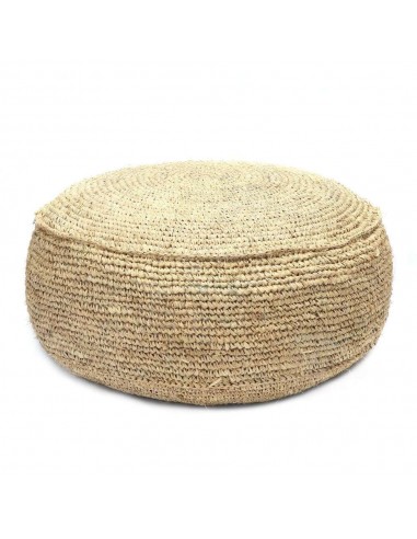 Pouf rond en raphia de Flores - assise en fibres naturelles prix pour 